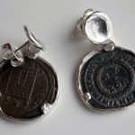 Pendientes con monedas romanas